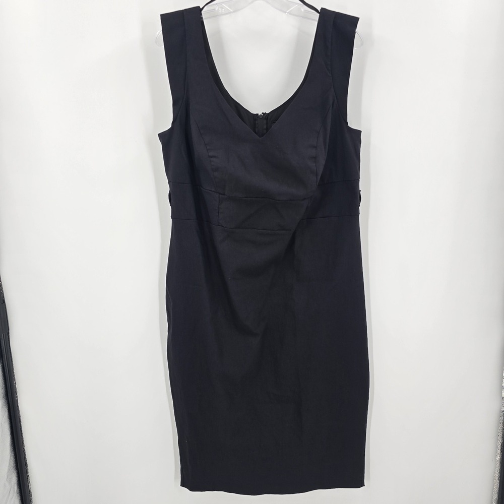 NWT TORRID Dress Womens 18 Retro Chic Ponte Sheath‎ Midi Black  Curvy No Belt